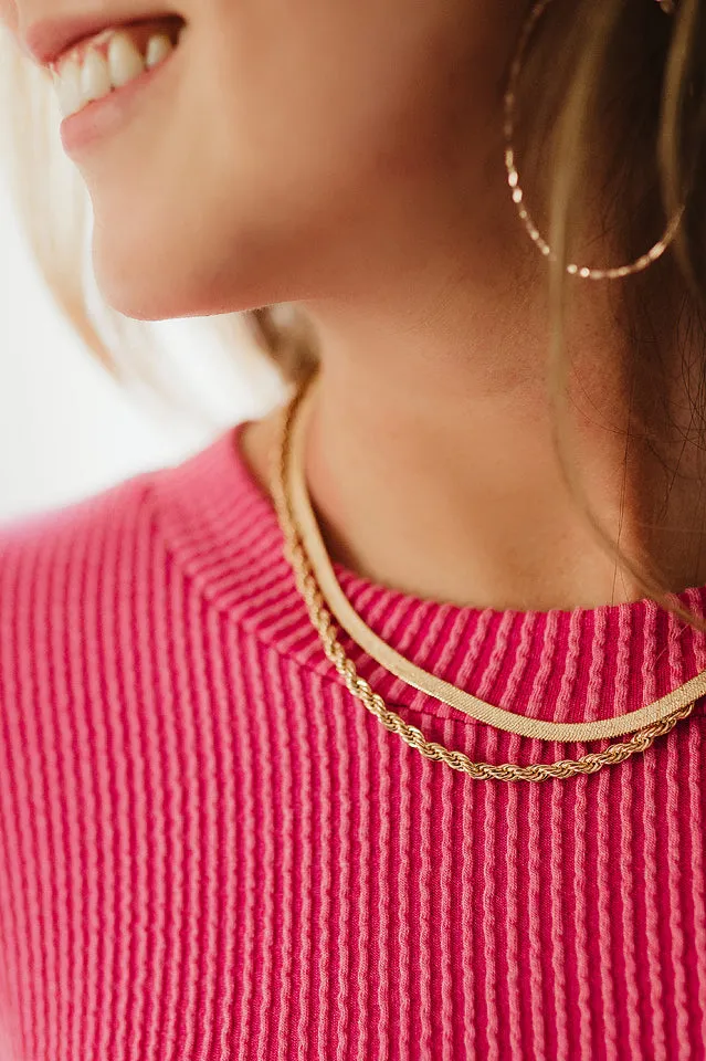 Oversized Two Tone Pullover