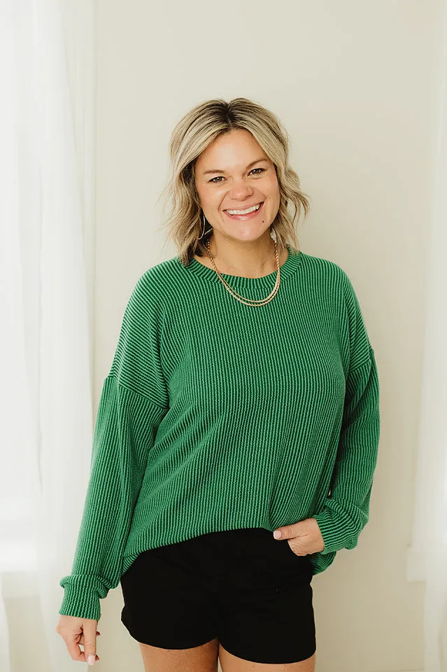 Oversized Two Tone Pullover