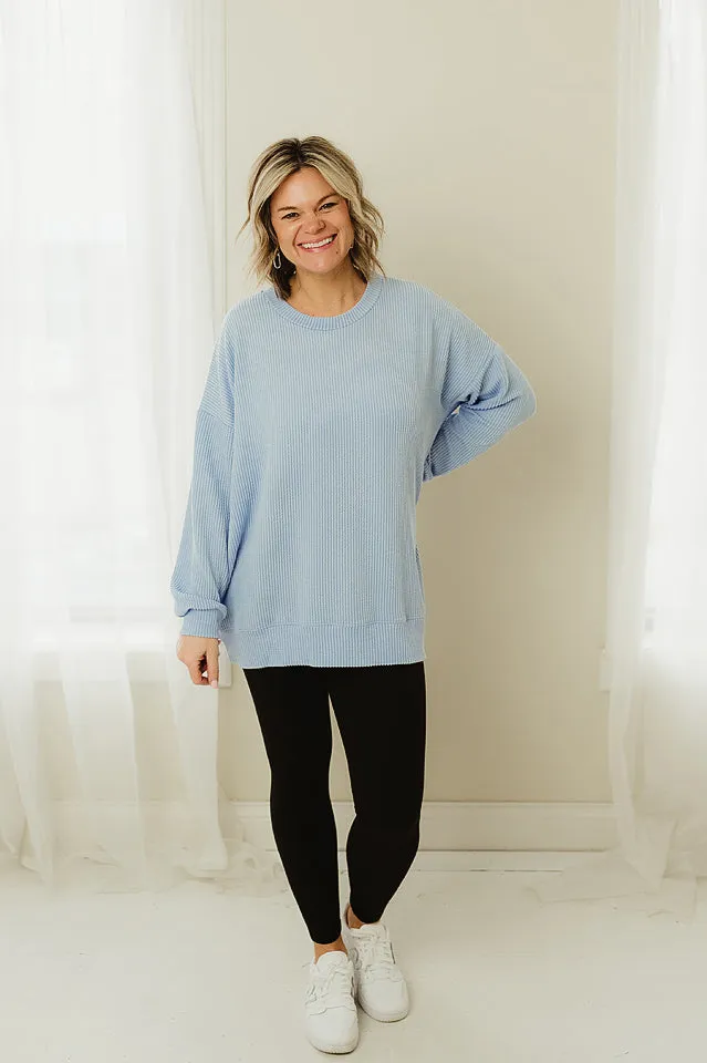 Oversized Two Tone Pullover