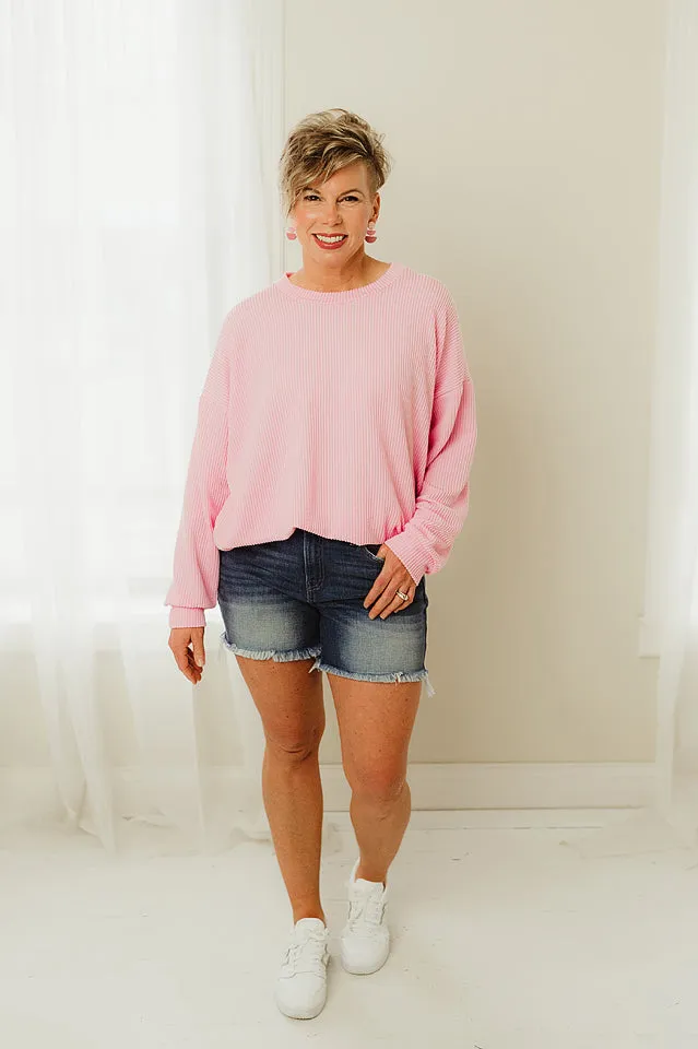 Oversized Two Tone Pullover