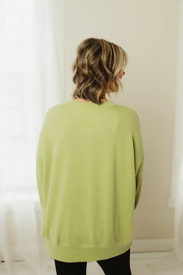 Oversized Two Tone Pullover