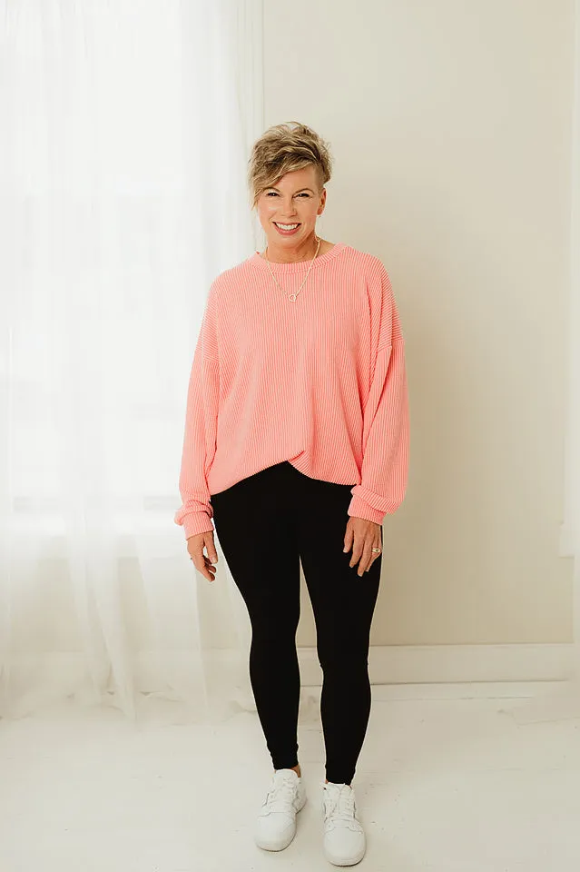 Oversized Two Tone Pullover