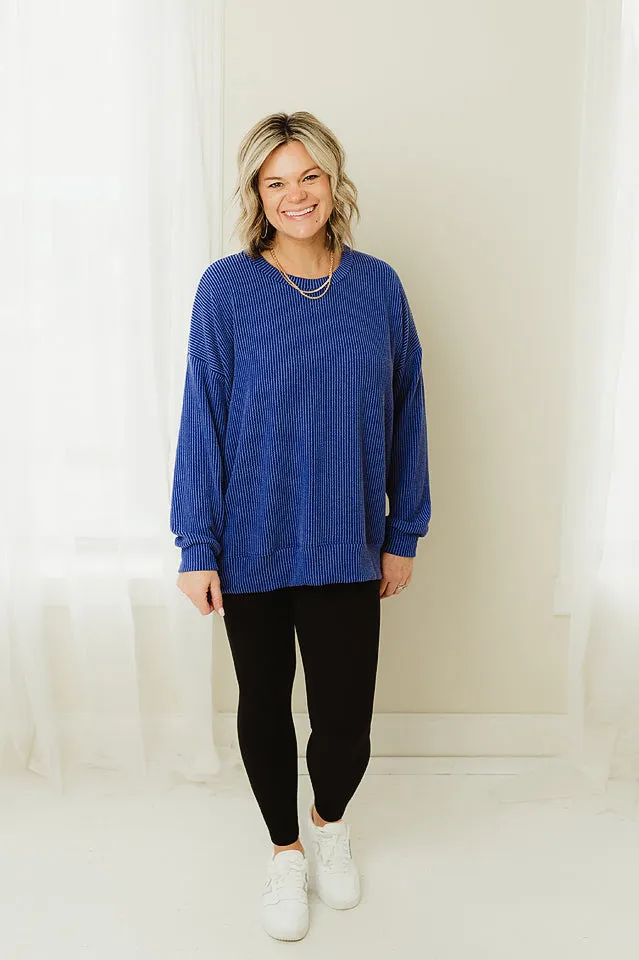 Oversized Two Tone Pullover