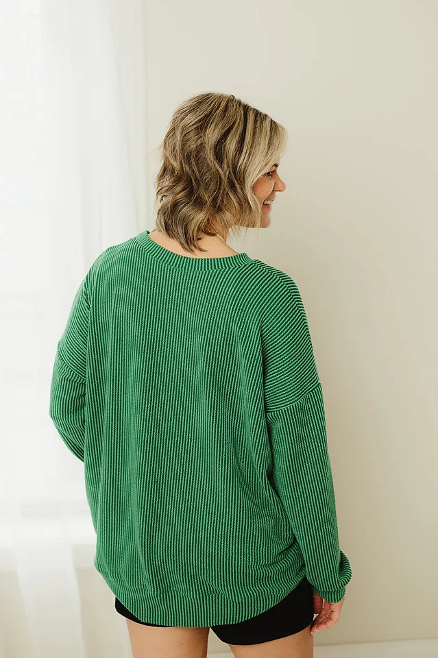 Oversized Two Tone Pullover