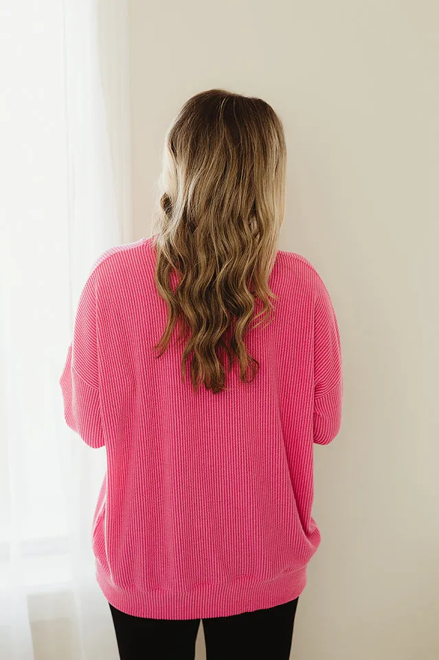 Oversized Two Tone Pullover