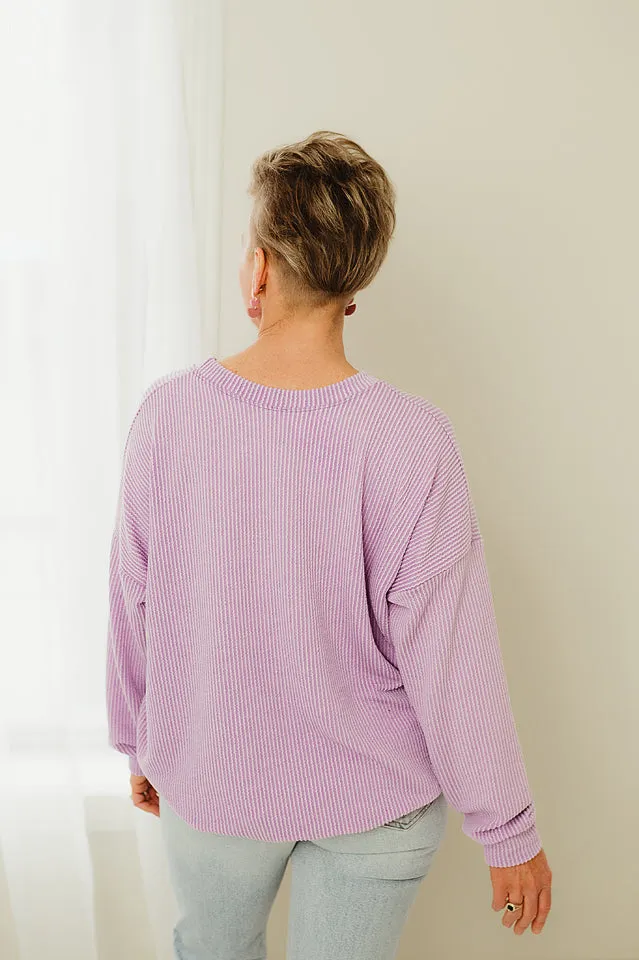 Oversized Two Tone Pullover