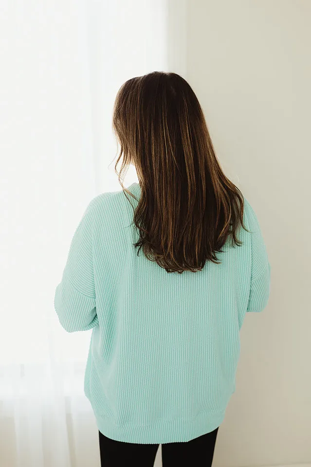 Oversized Two Tone Pullover
