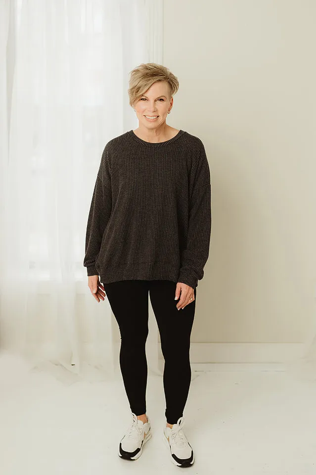 Oversized Two Tone Pullover
