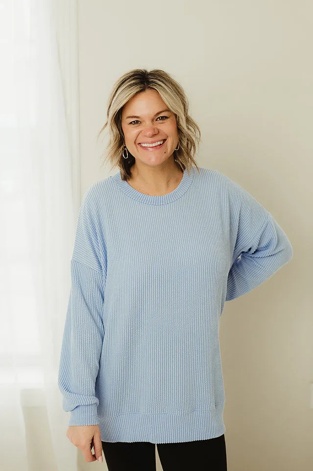 Oversized Two Tone Pullover