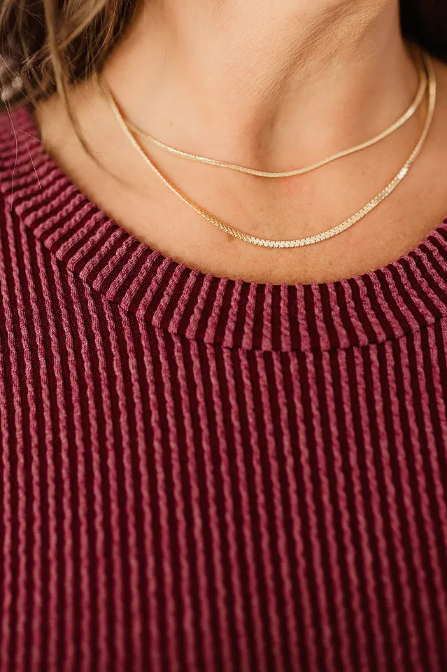 Oversized Two Tone Pullover