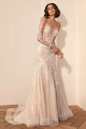 Passionate Love Graceful Mermaid Wedding Dress