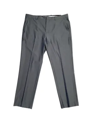 Perry Ellis Portfolio Mens Check Suit Dress Pants Med Grey 40 x 30