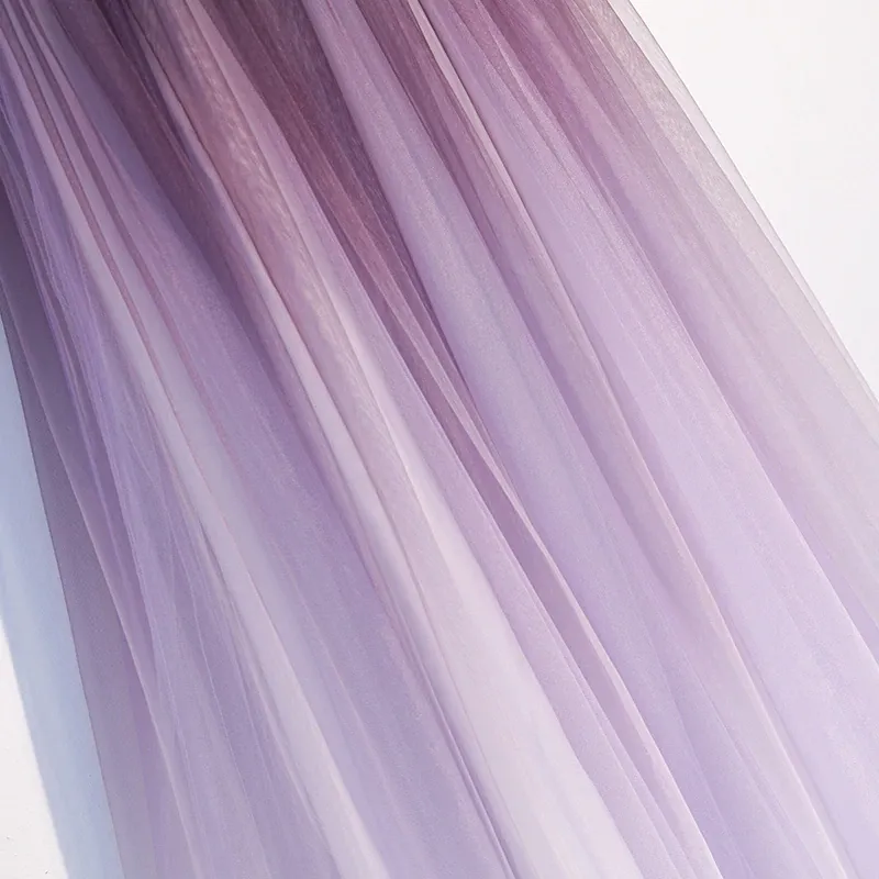 Promfast Unique A Line Ombre Purple Beading Prom Dresses with Lace up, Long Dance Dresses PFP2163