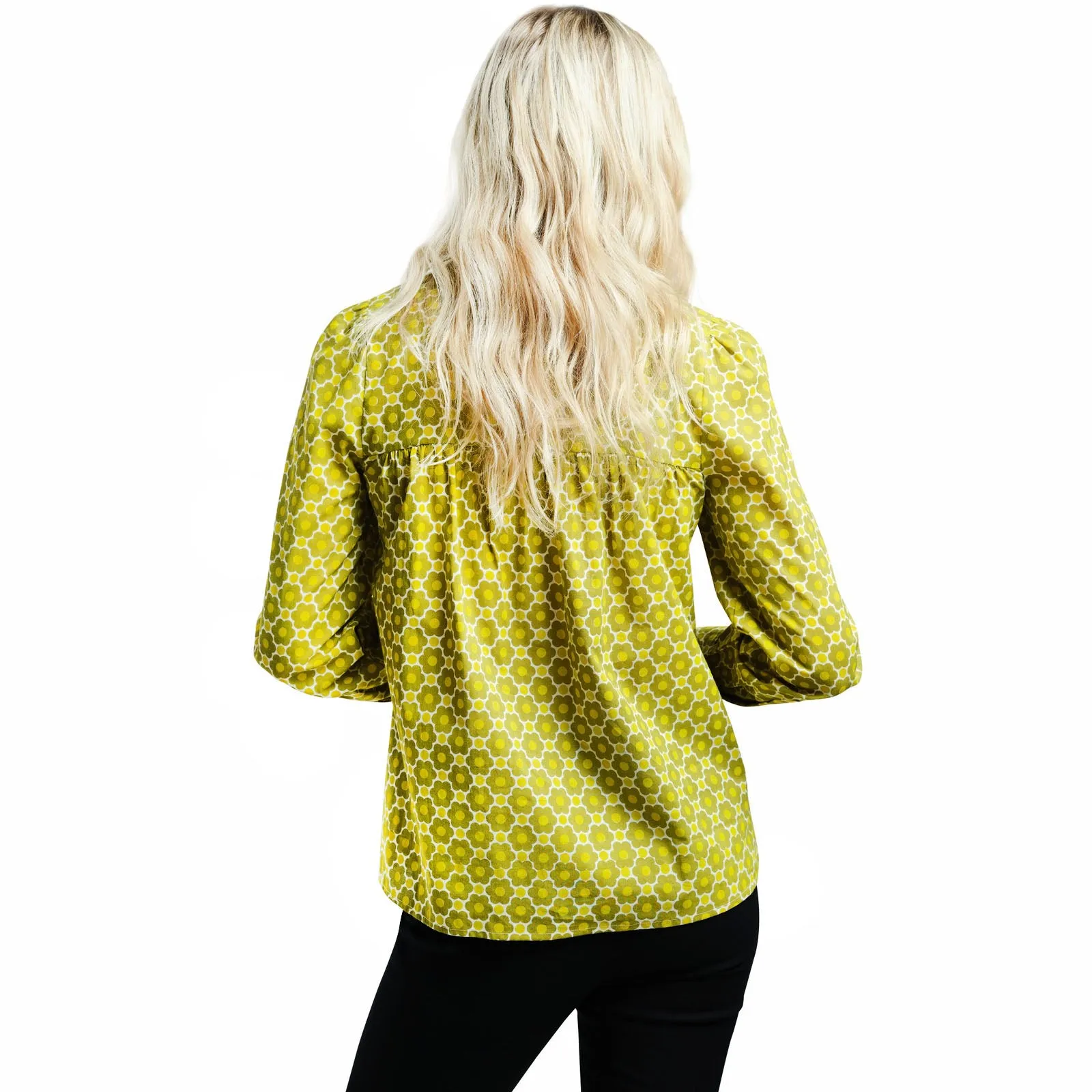 Regatta Womens Orla Kiely Long Sleeve Bib Collar Blouse Top