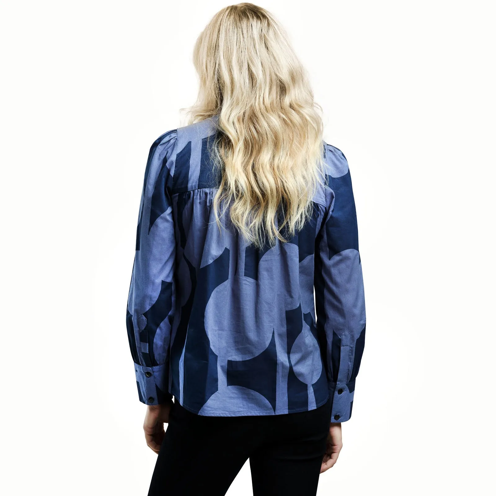 Regatta Womens Orla Kiely Long Sleeve Bib Collar Blouse Top