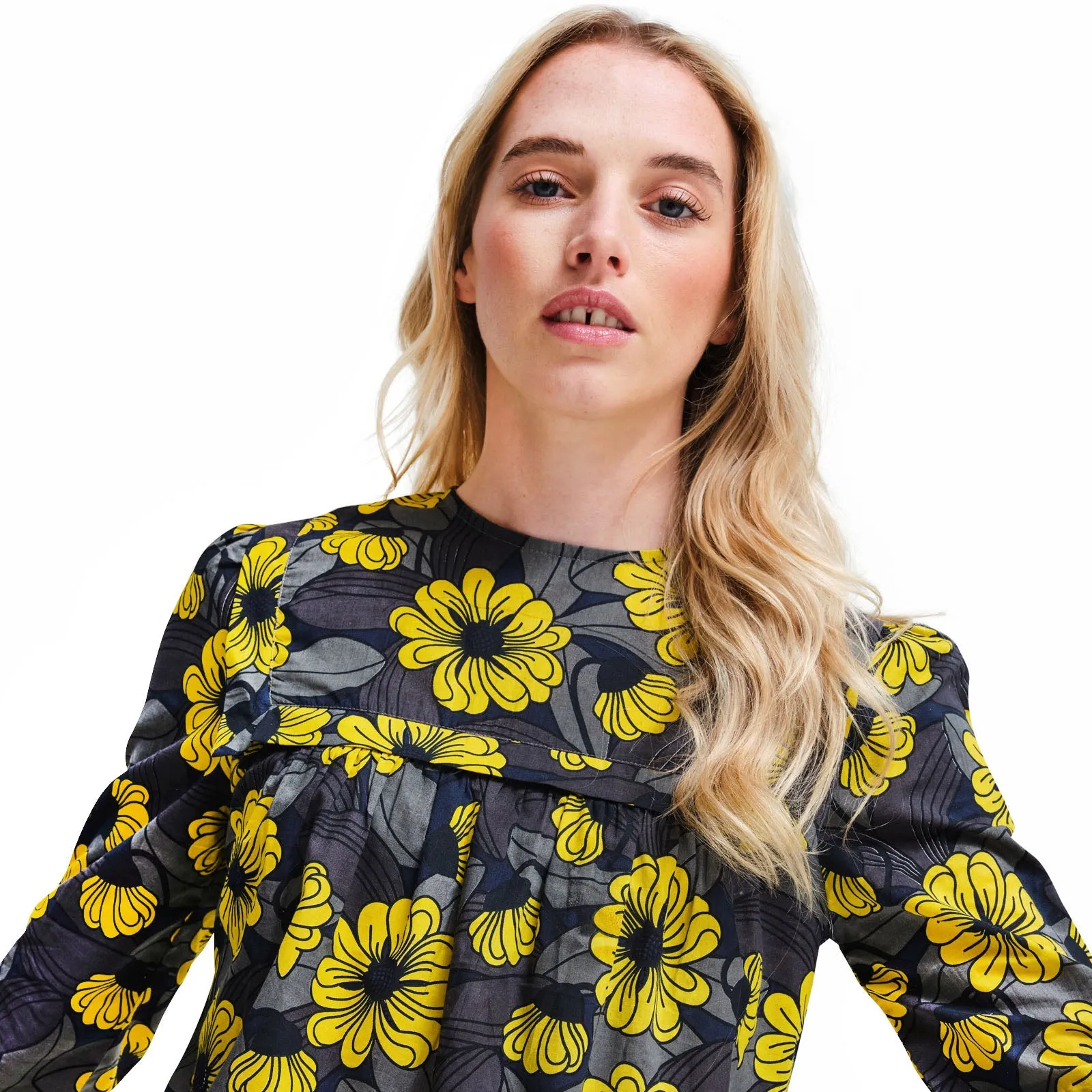Regatta Womens Orla Kiely Long Sleeve Bib Collar Blouse Top