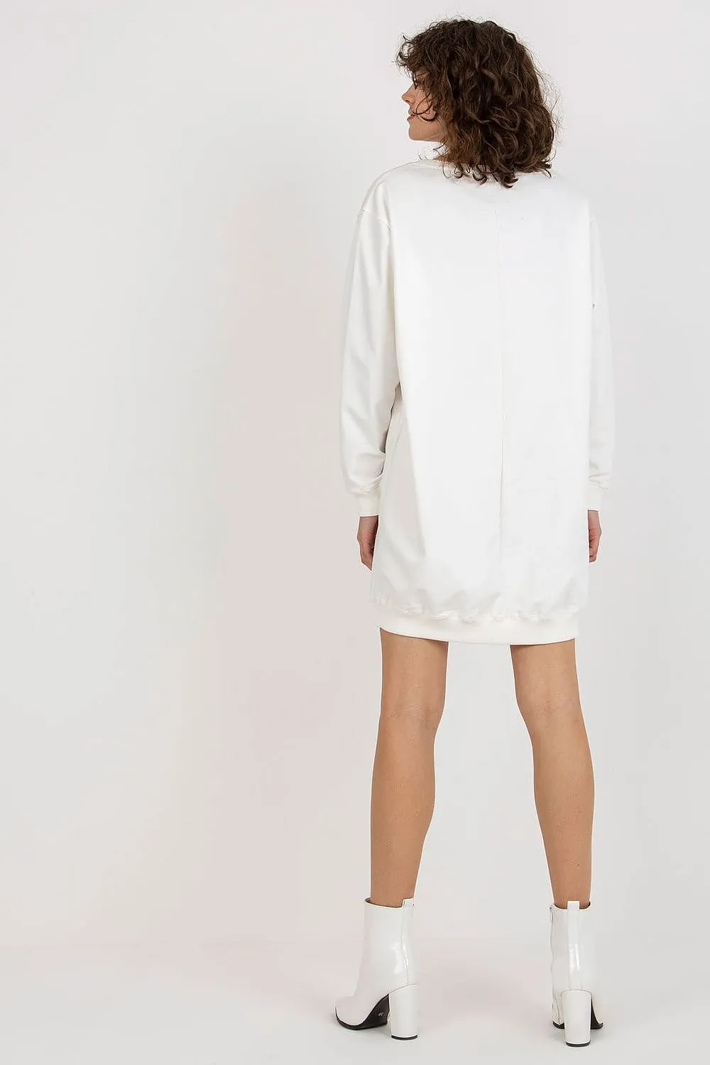 Relaxed Style Longline Sweatshirt