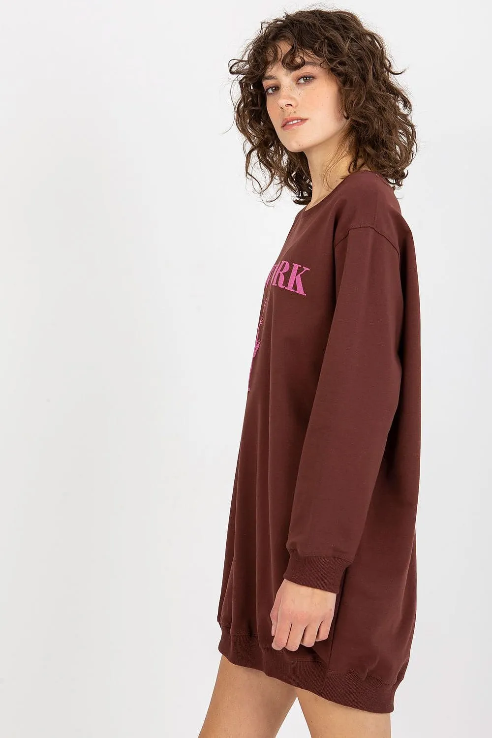 Relaxed Style Longline Sweatshirt