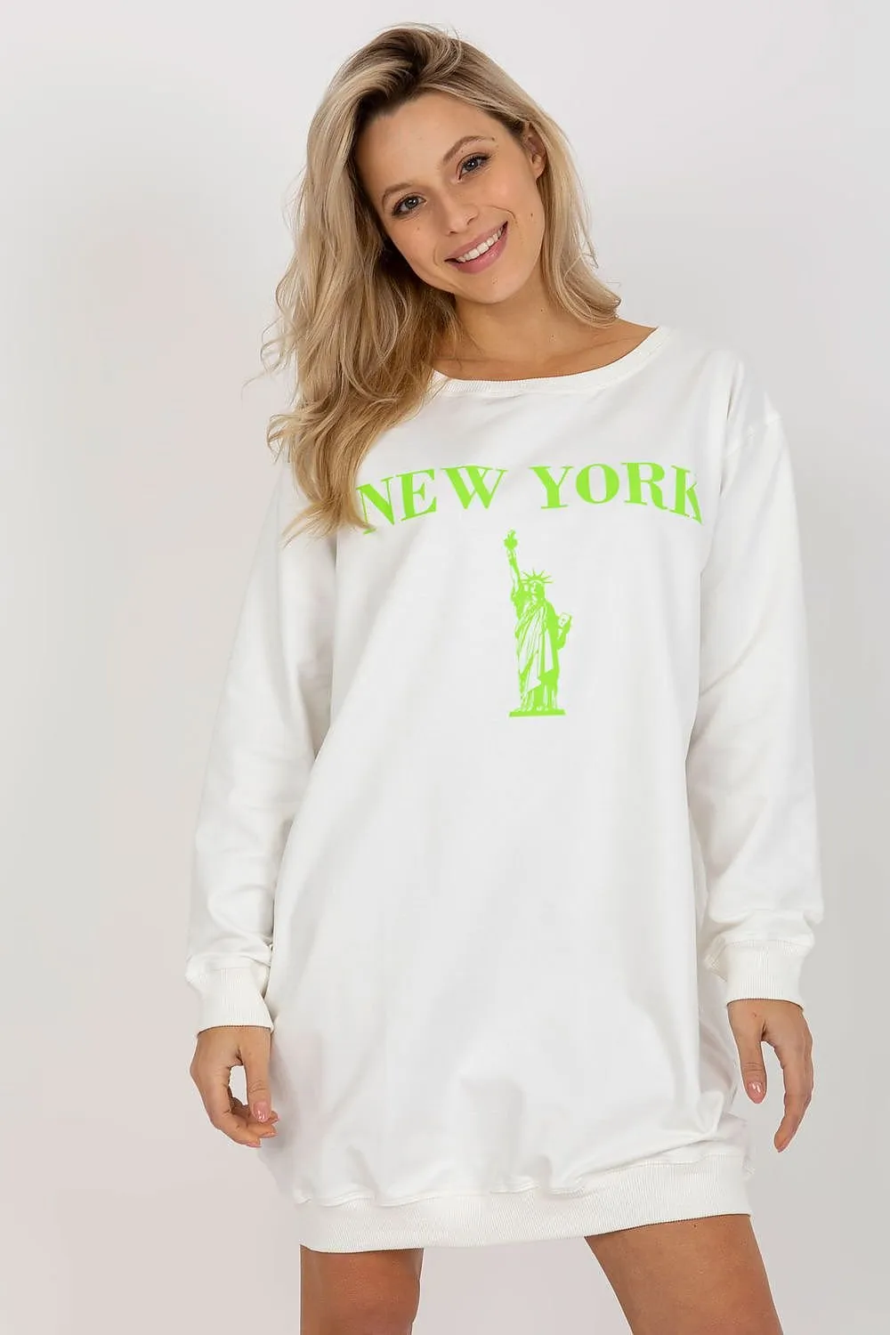 Relaxed Style Longline Sweatshirt