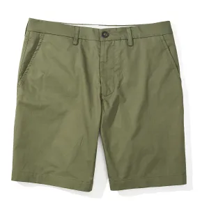 Riley - Olive Flat Twill Shorts