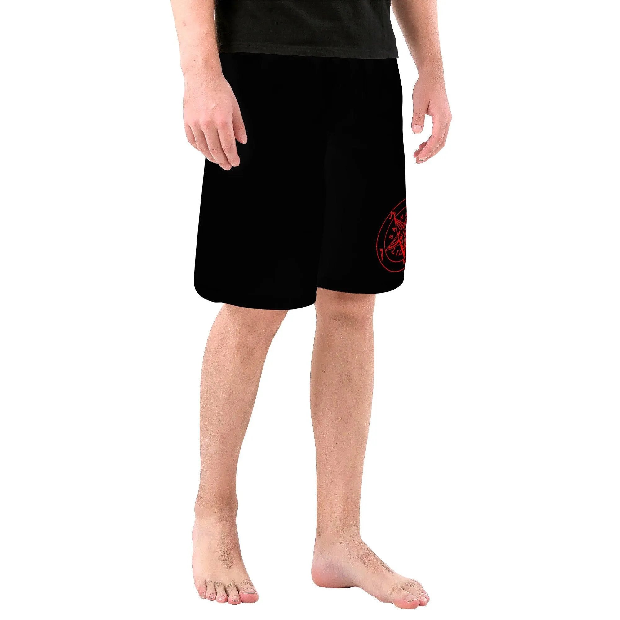 Satanic Sigil of Baphomet (Infernal Union) Men's Board Shorts