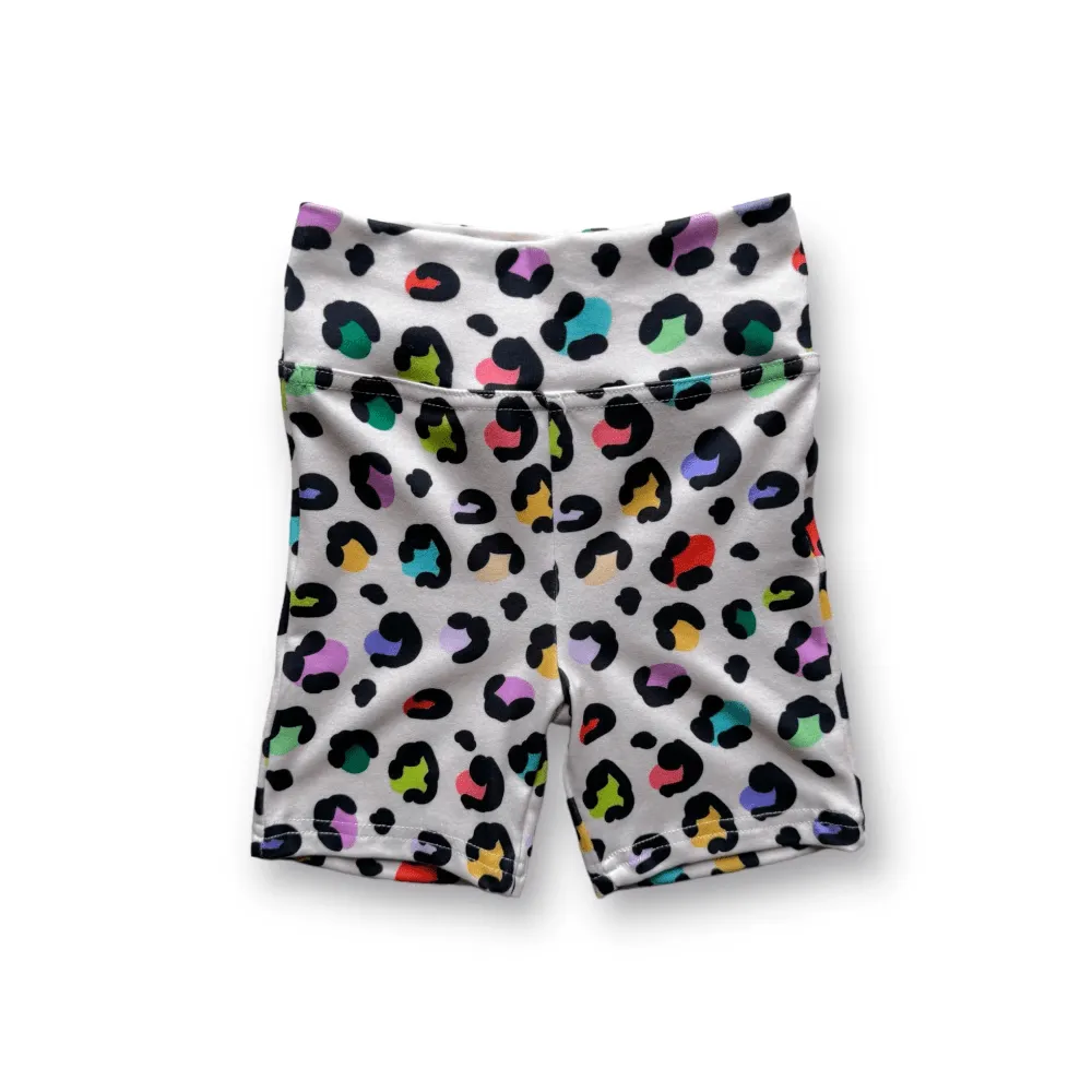 Signature Biker Short - Loopy Leopard