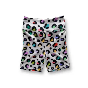 Signature Biker Short - Loopy Leopard