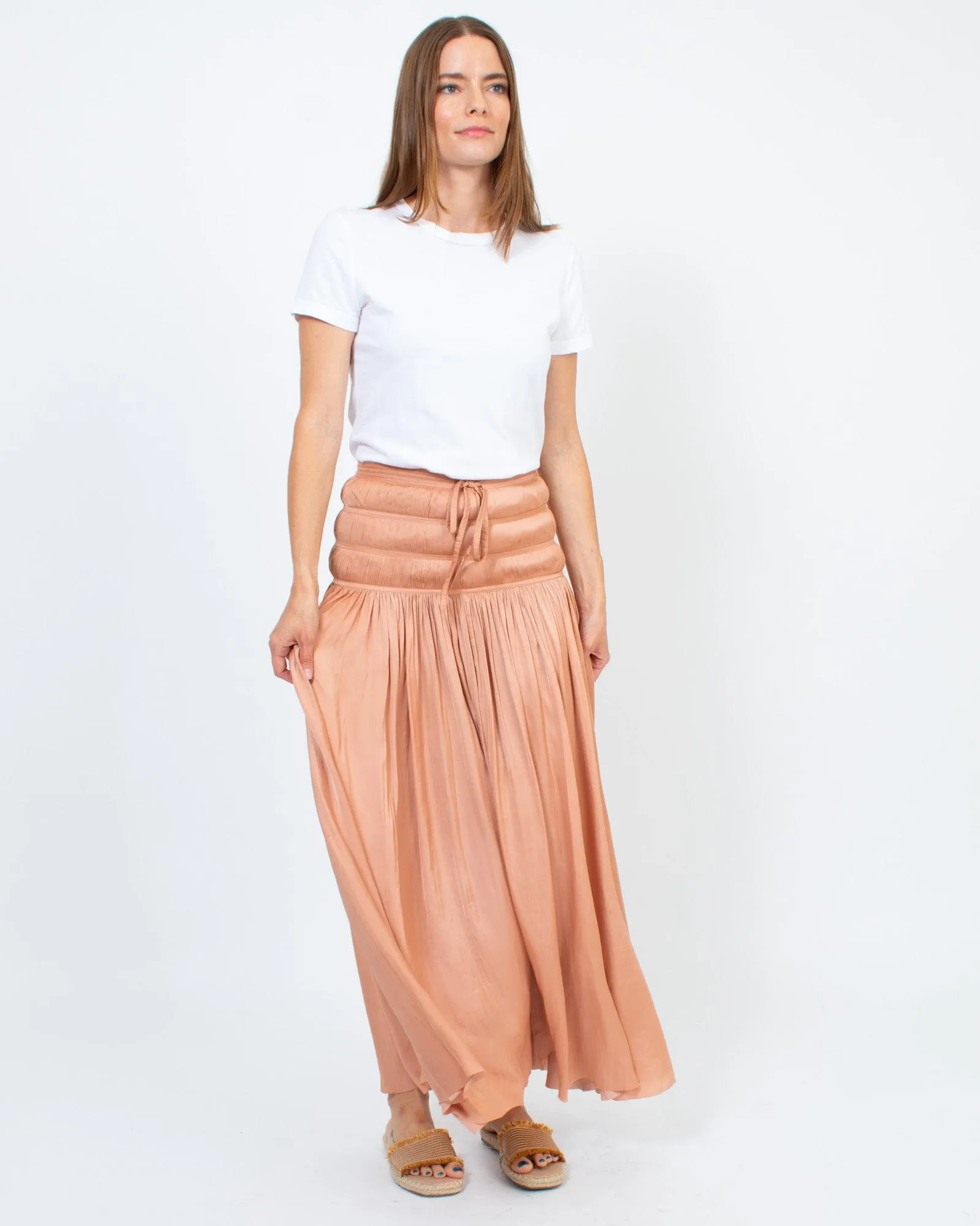 Tiered Banded Skirt