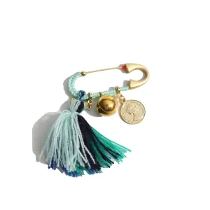 TOULA TASSEL CHARM BROOCH