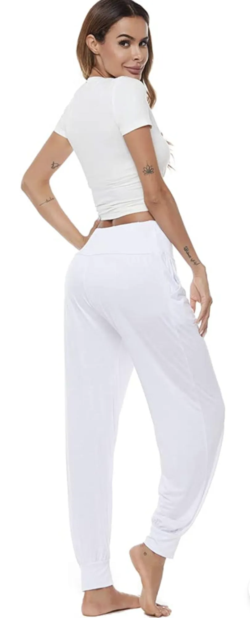 Women's Large Harem Pants in 'Autumn Grove'