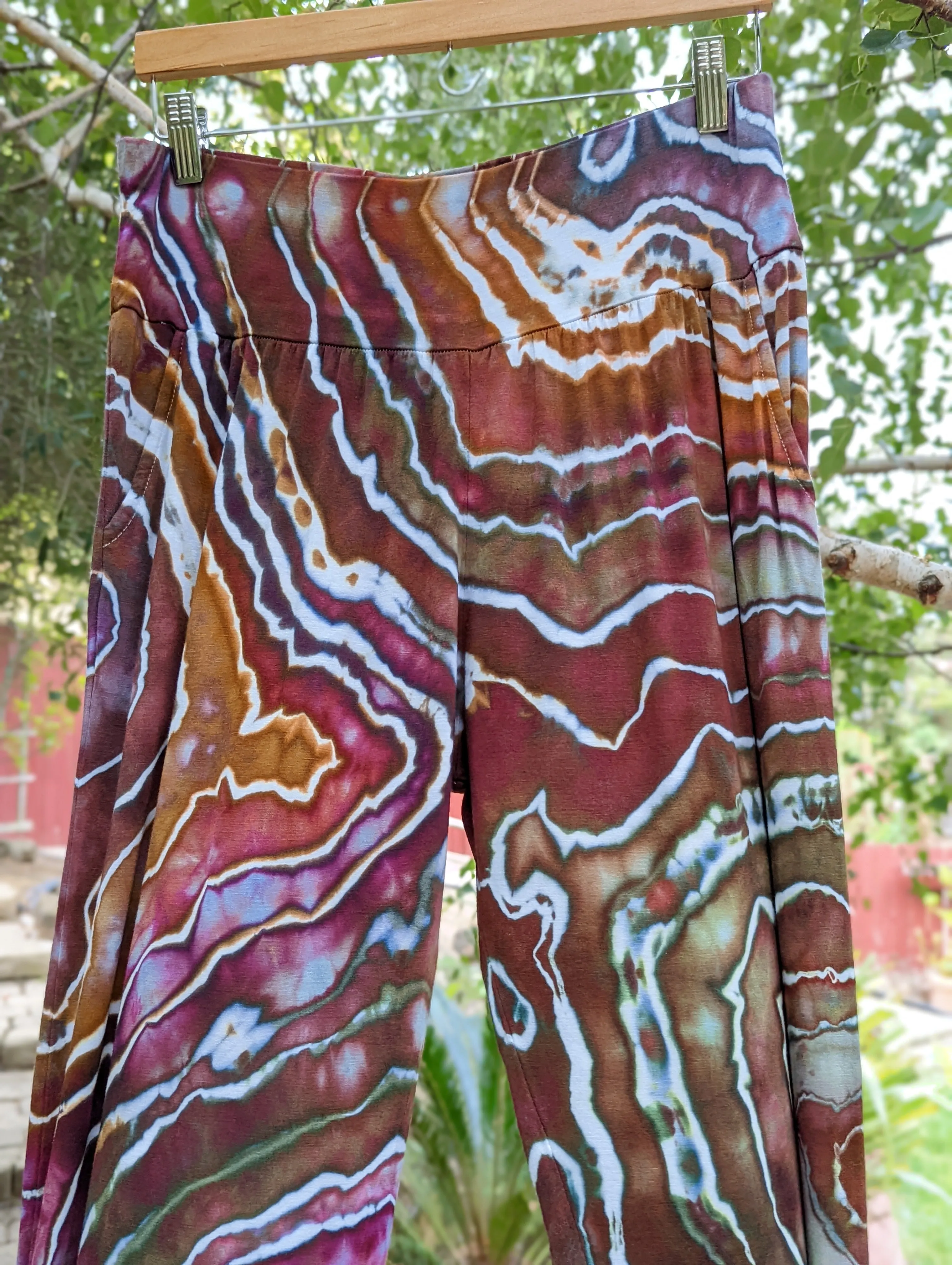 Women's Large Harem Pants in 'Autumn Grove'