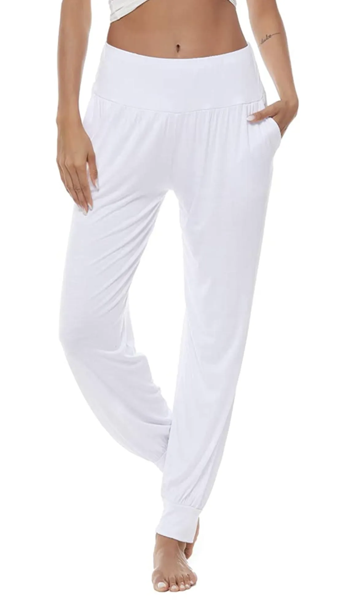 Women's Large Harem Pants in 'Autumn Grove'