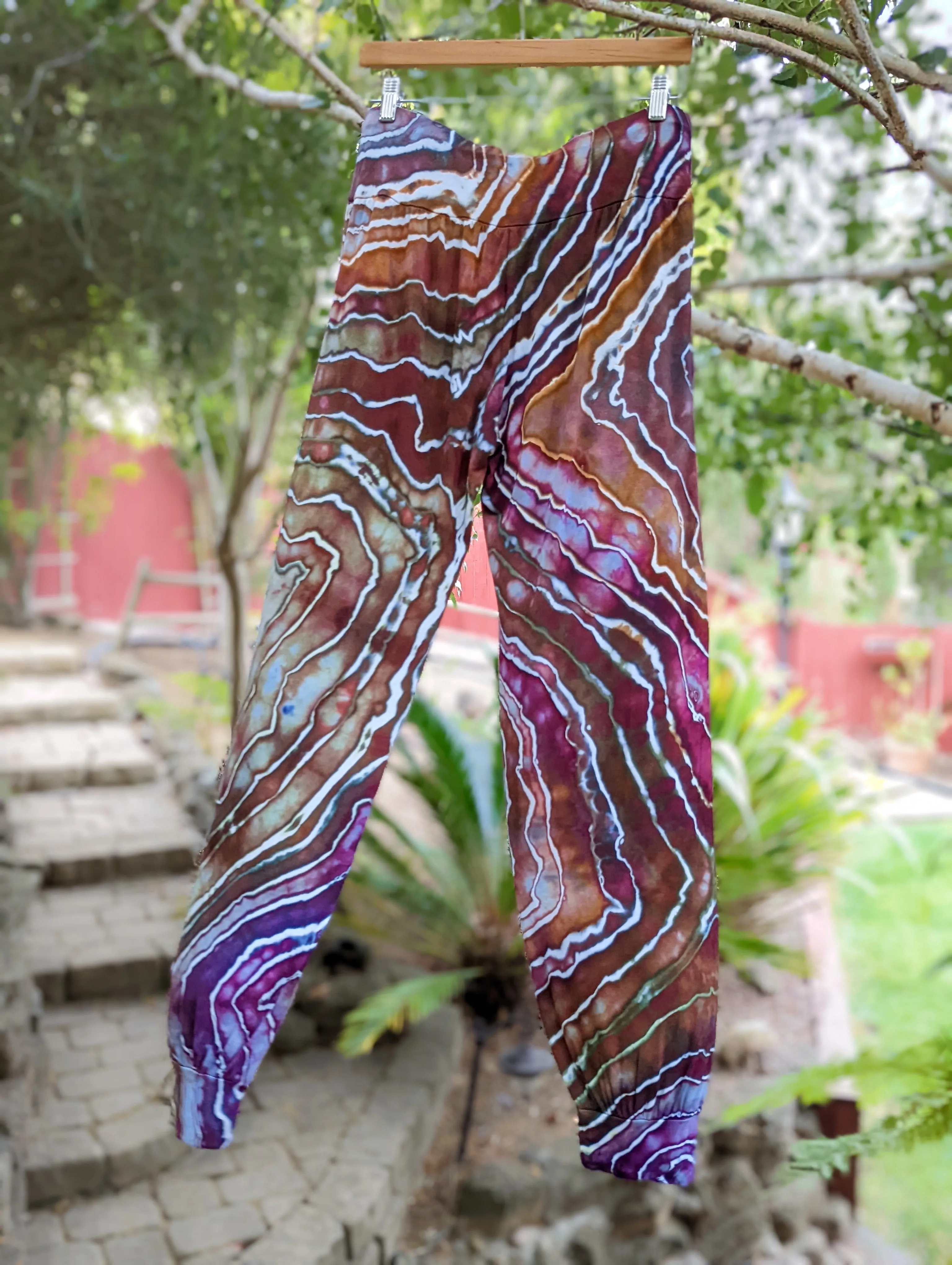 Women's Large Harem Pants in 'Autumn Grove'