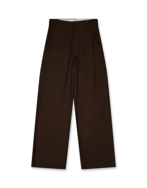 Wool Wide Pants
