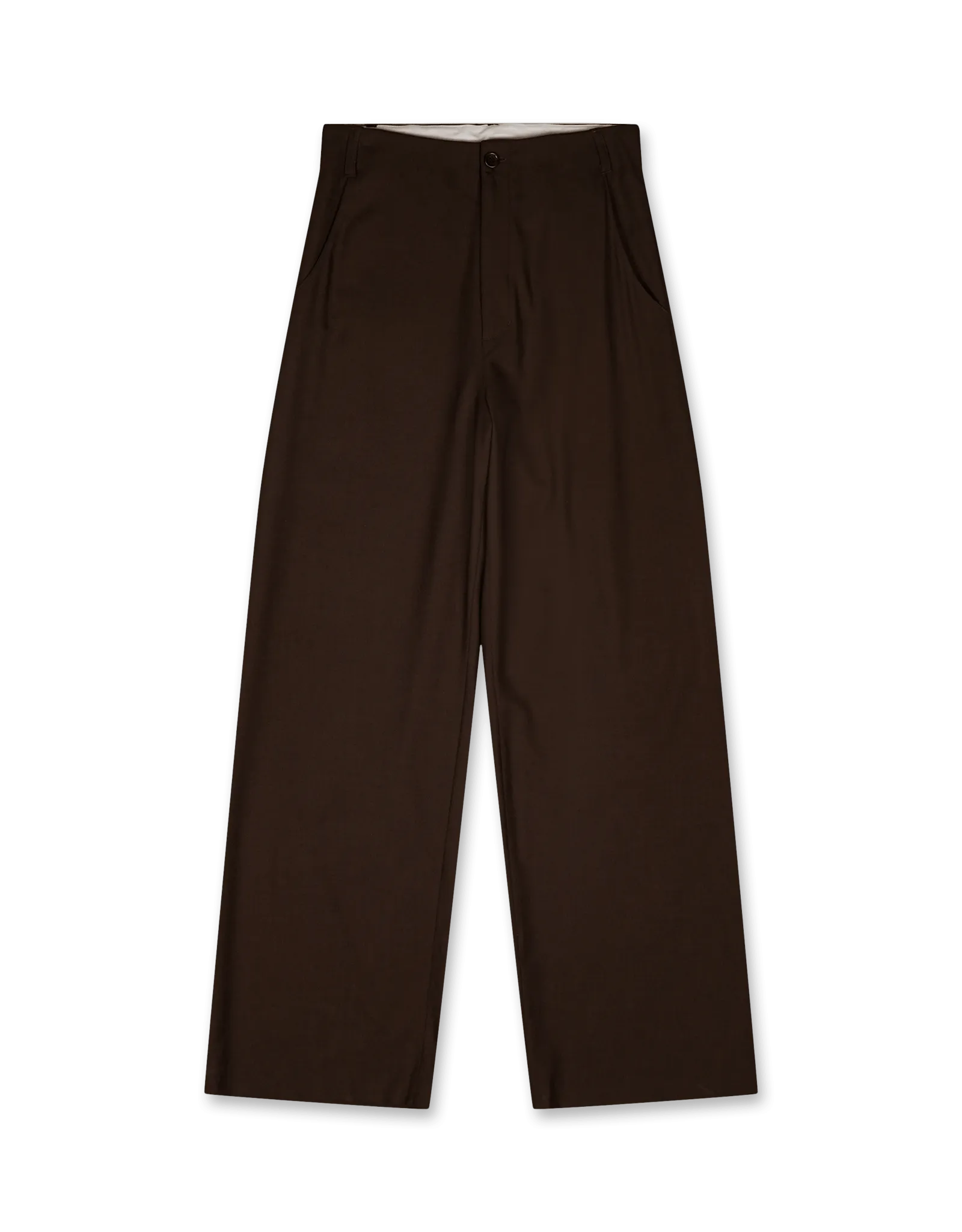 Wool Wide Pants