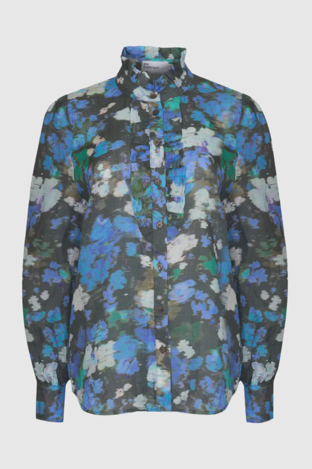 Zoe Kratzmann Dialect Top in Forest Blur