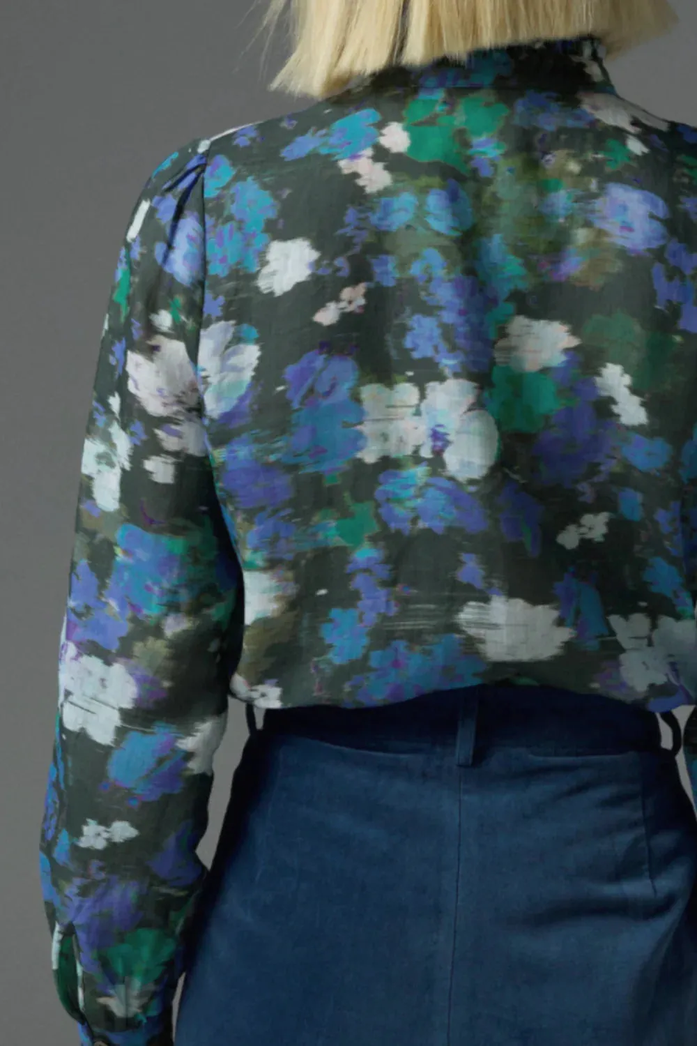 Zoe Kratzmann Dialect Top in Forest Blur